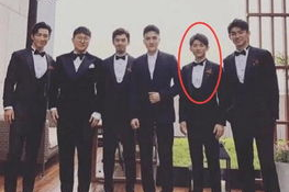 伴郎团照片,定格兄弟情深瞬间